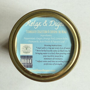 Relax & Digest Herbal Tea Blend (Pint Jar)