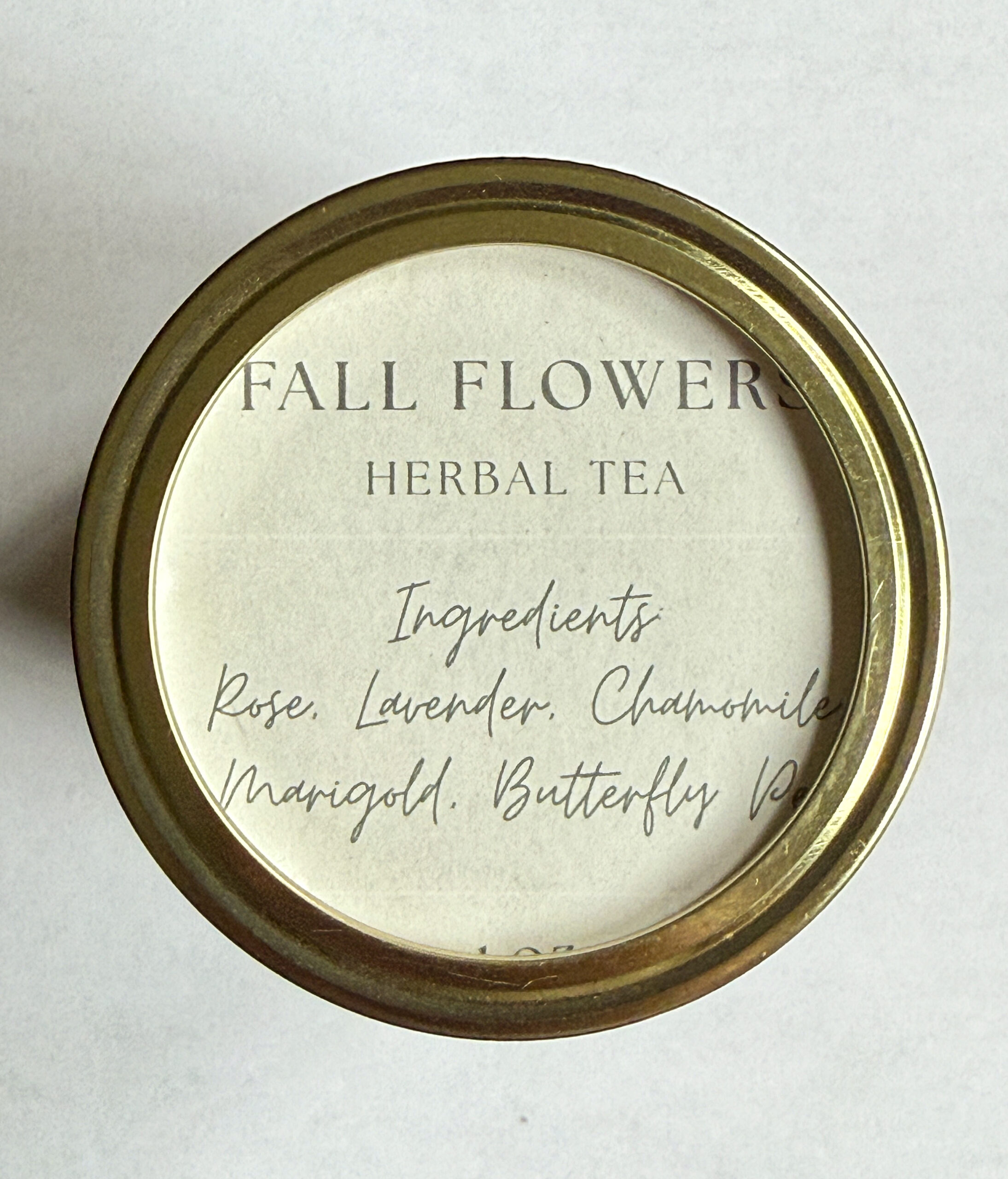 Fall Flowers Herbal Tea (Pint Jar)